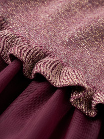 NAME IT Strik Kjole Refraja Burgundy